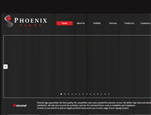 Tablet Screenshot of phoenixsignsllc.com